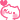 a small pink and white favicon of a cat with a heart.